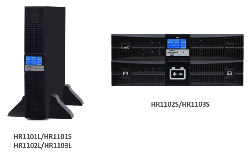 HR Series Conventional Rack UPS system and server room
