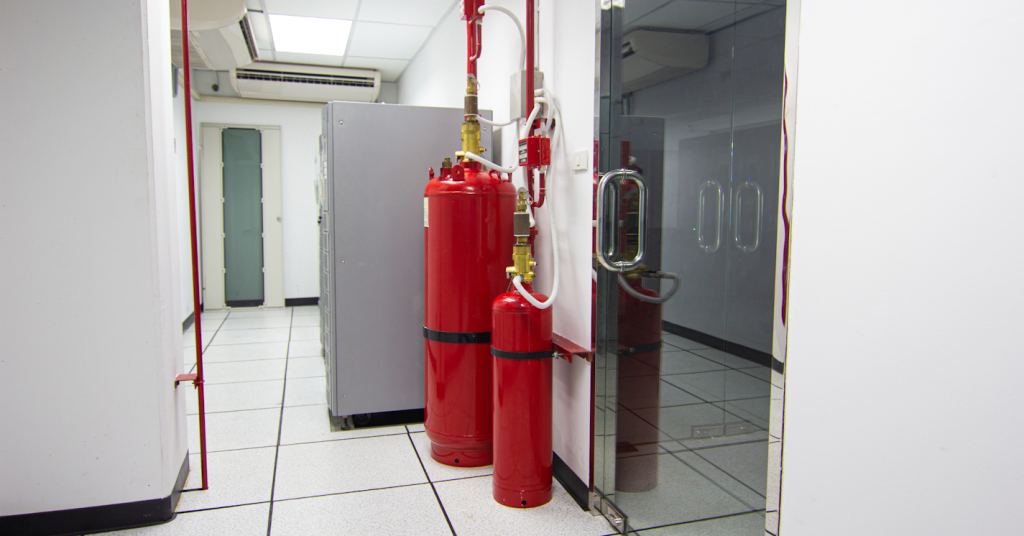 FM200 gas suppression system