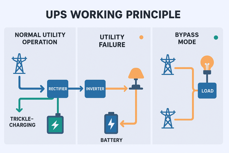UPS不斷電系統原理