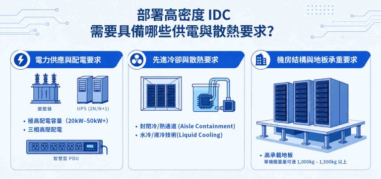 高密度IDC供電與散熱要求
