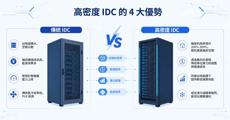 高密度IDC 4大優勢