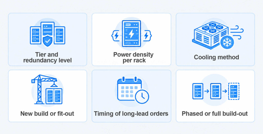 data center construction cost