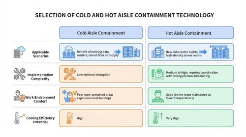 冷熱通道技術對比表格